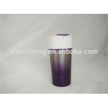 new style product wholesale double wall stainless steel promotional ceramic mug, coffee ceramic mug